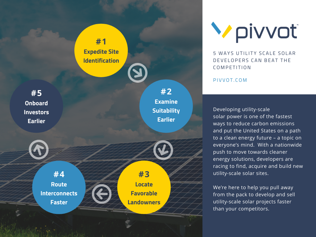 Utility-Scale Solar SIting from Pivvot